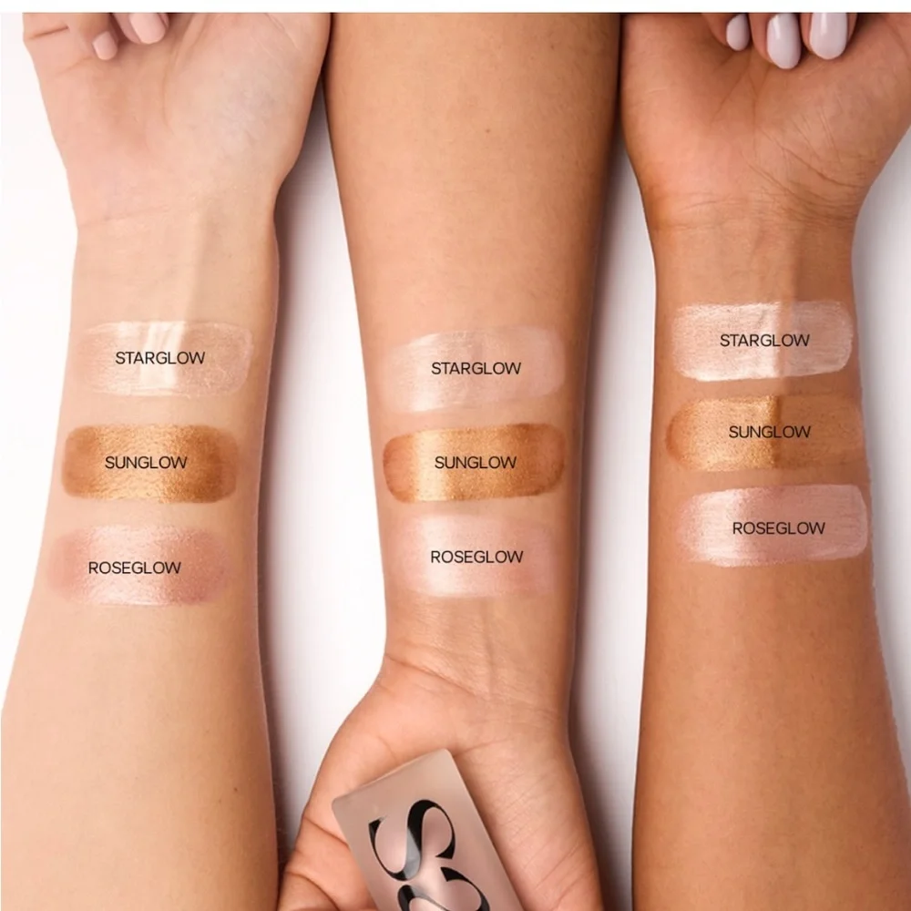 4/$30 Sale Saie 💋Glowy Super Gel Lightweight Dewy Illuminator Roseglow Sample